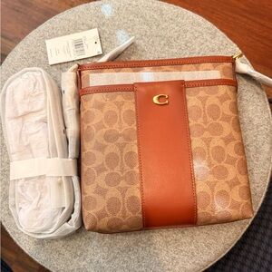 Coach Tan and Rust Bag